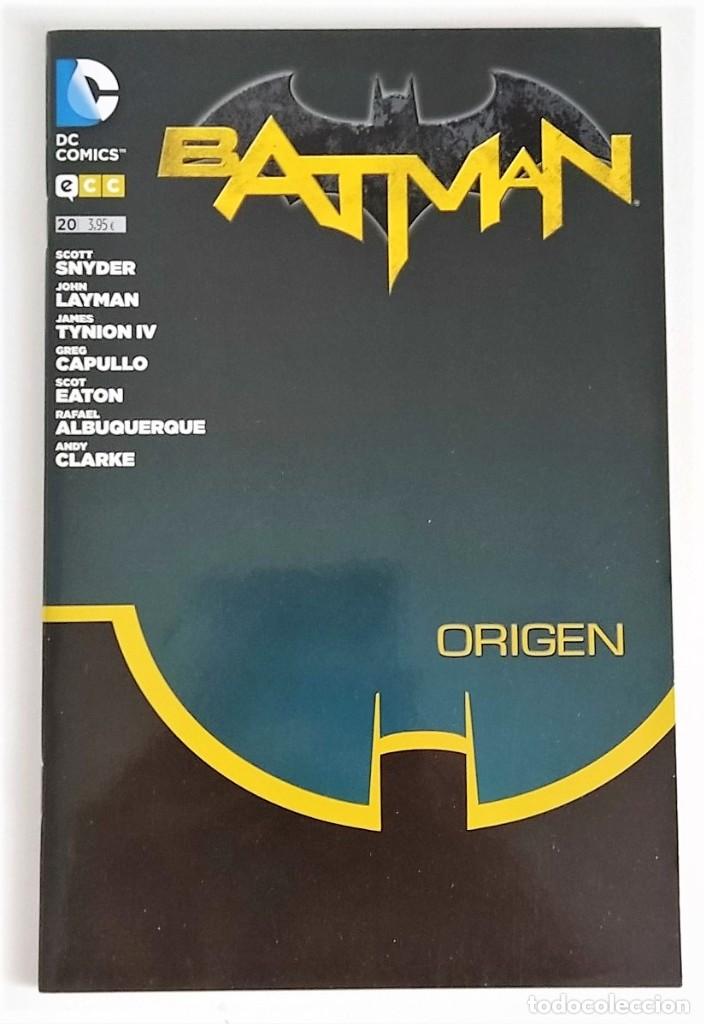 C&oacute;mics: BATMAN # 20 - ORIGEN (SNYDER & CAPULLO) ~ DC / ECC (2013) - Foto 1