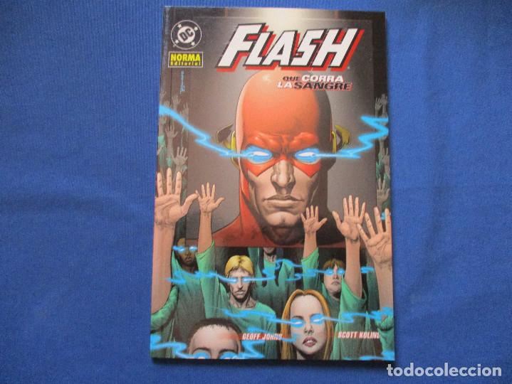 C&oacute;mics: DC / FLASH &middot; QUE CORRA LA SANGRE de GEOFF JOHNS - TOMO NORMA 2004 - Foto 1