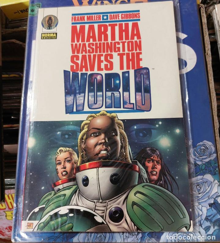 C&oacute;mics: &rdquo;MARTHA WASHINGTON&rdquo; LOTE DE 10 N&Uacute;MEROS.FRANK MILLER. NORMA - Foto 3