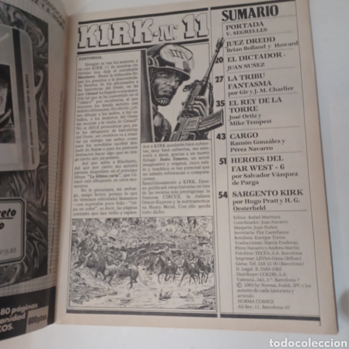 C&oacute;mics: C&oacute;mic Sargento Kirk N&deg; 11 Norma editorial 1982 - Foto 2