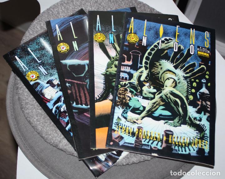 C&oacute;mics: ALIENS NIDO, numeros 1,2,3 y 4. (COLECCION COMPLETA )-.SUPEROFERTA - Foto 1