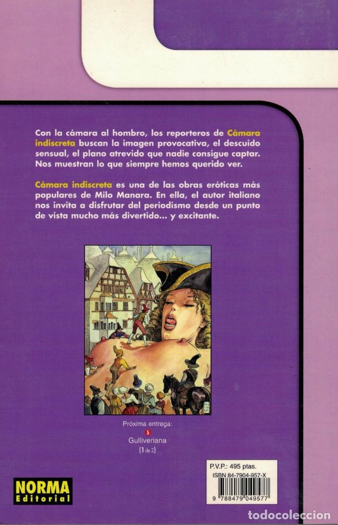 C&oacute;mics: Colecci&oacute;n Milo Manara 4. C&aacute;mara indiscreta. Norma Editorial - Foto 2