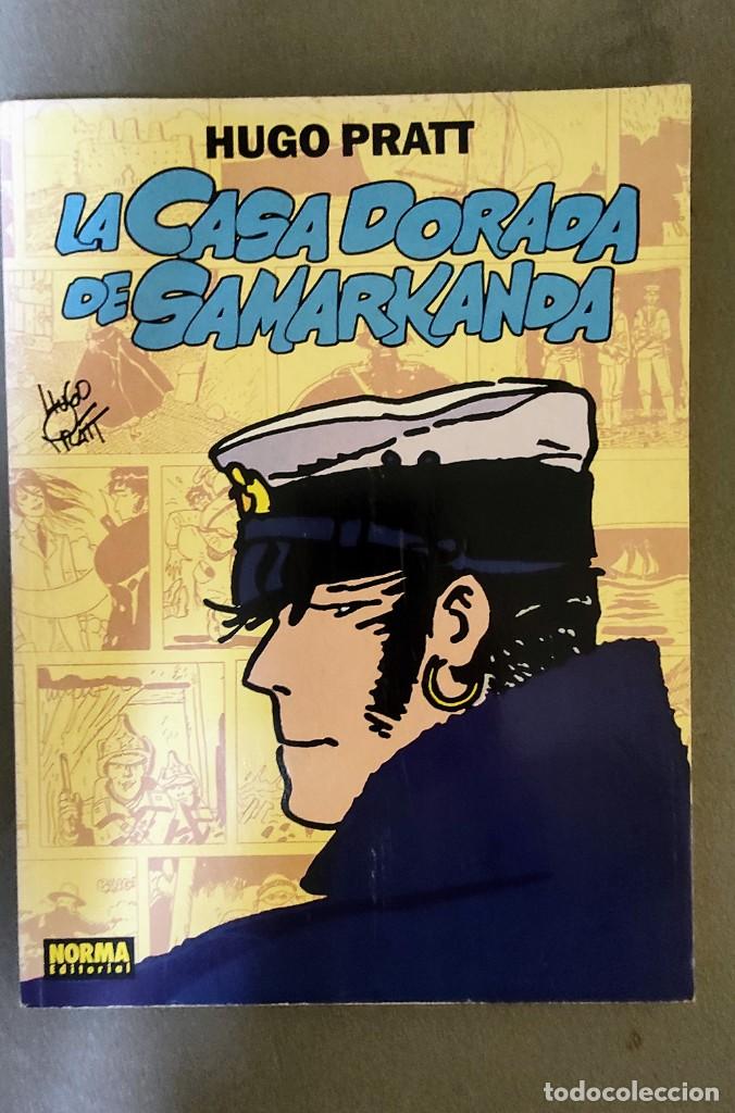 C&oacute;mics: LIBRO LA CASA DORADA DE SAMARKANDA - HUGO PRATT - CORTO MALTES 1992 - Foto 1