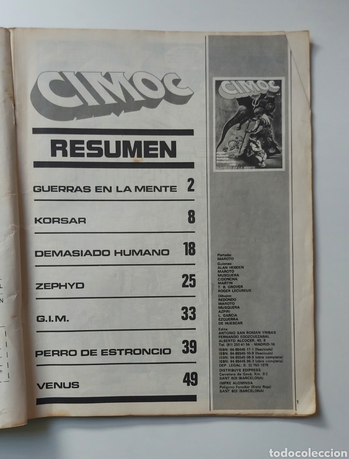 C&oacute;mics: Revista Cimoc, n&uacute;mero 4 - Foto 2