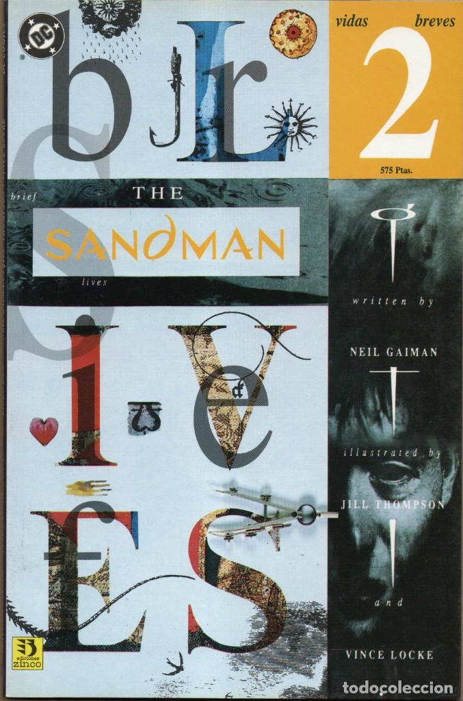 C&oacute;mics: SANDMAN. VIDAS BREVES 01 AL 05. COMPLETA. EDICIONES ZINCO. 1995. - Foto 3