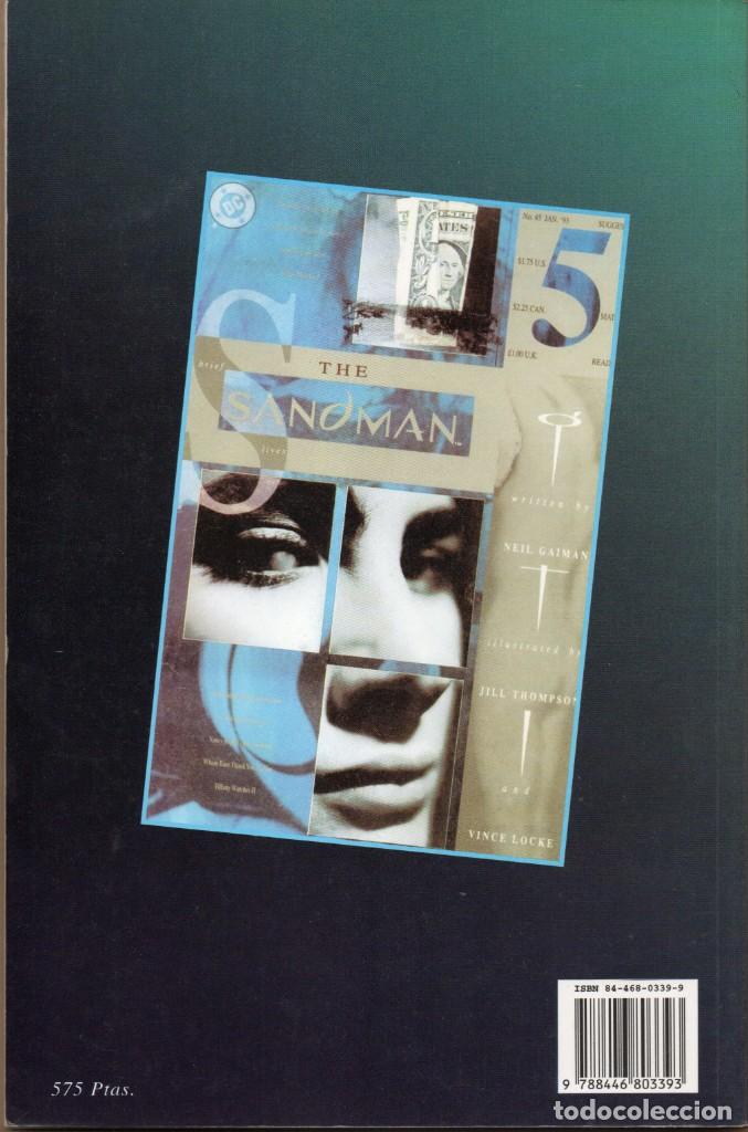 C&oacute;mics: SANDMAN. VIDAS BREVES 01 AL 05. COMPLETA. EDICIONES ZINCO. 1995. - Foto 6