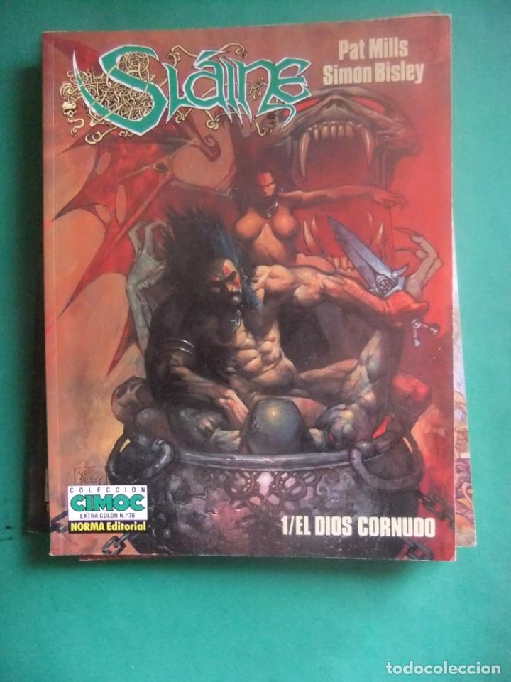 C&oacute;mics: SLAINE TRES NUMEROS COLECCION CIMOC norma editorial - Foto 2