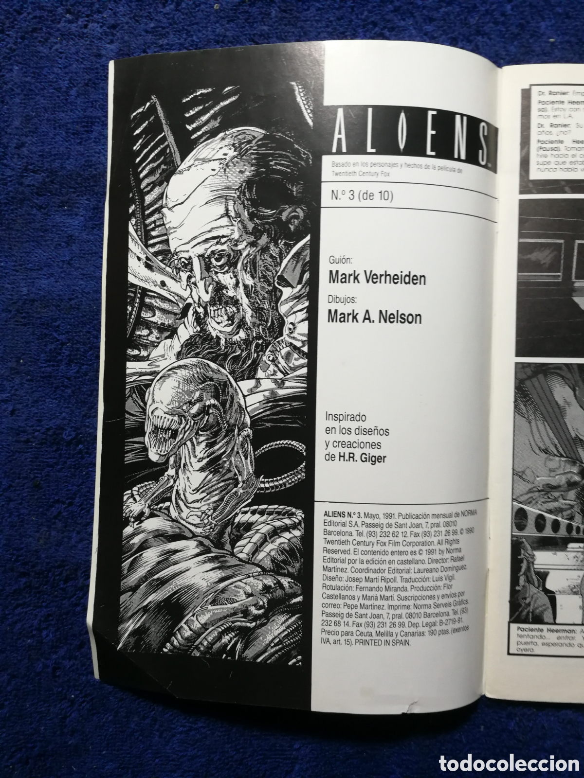 C&oacute;mics: Alien. Norma. Serie nostromo. N&uacute;mero 3 - Foto 2