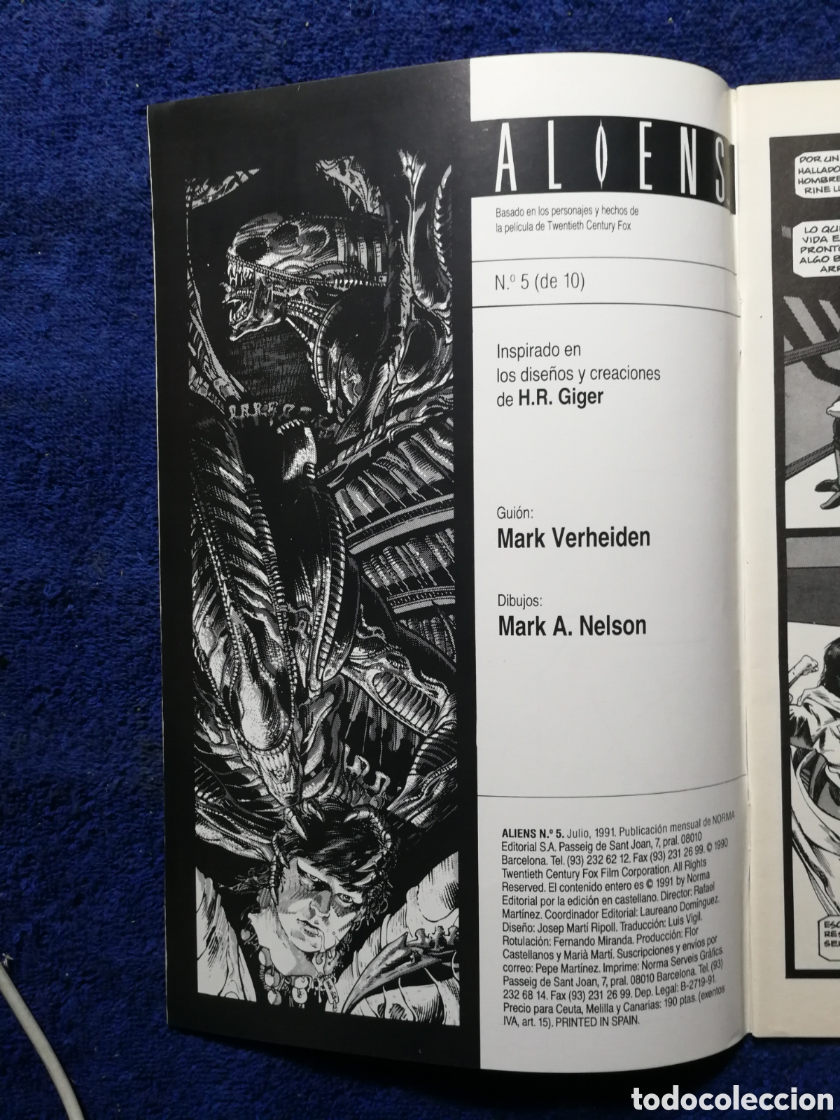 C&oacute;mics: Aliens. Norma. Serie nostromo. N&uacute;mero 5 - Foto 3