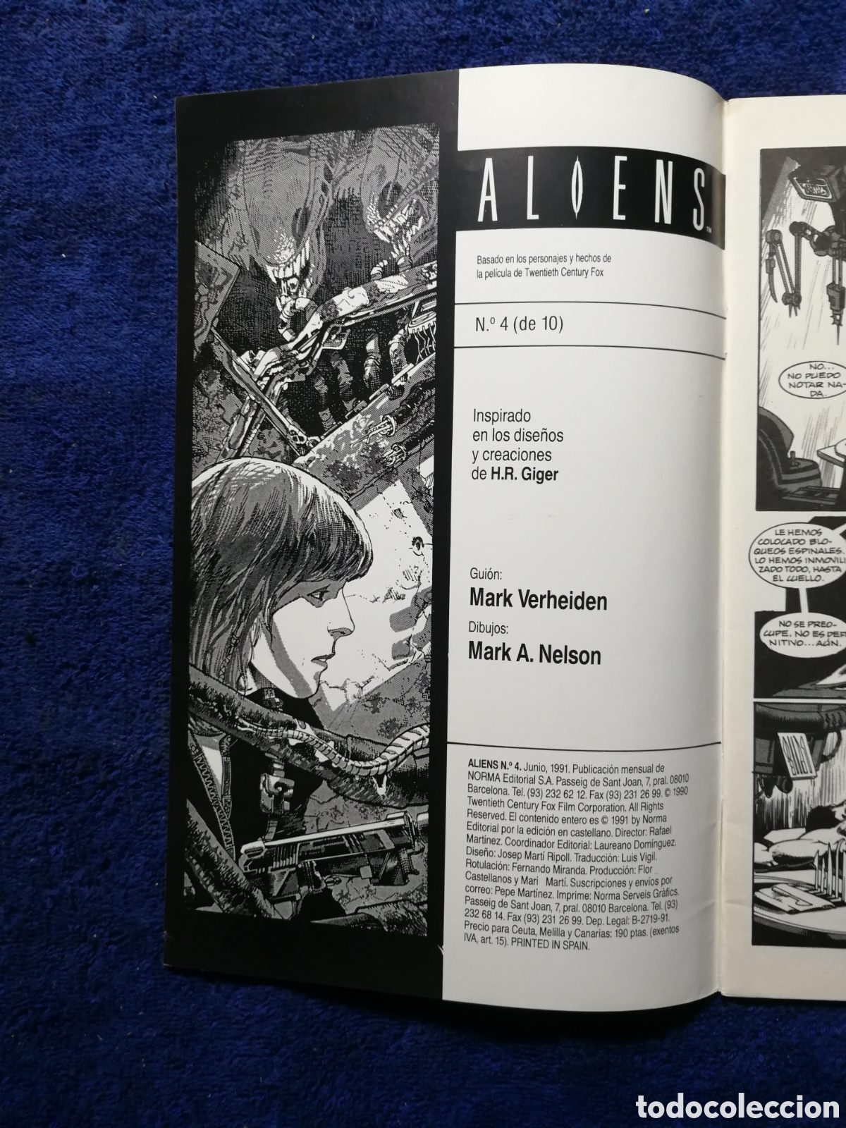 C&oacute;mics: Aliens . Norma. Serie nostromo. Numero 4 - Foto 3