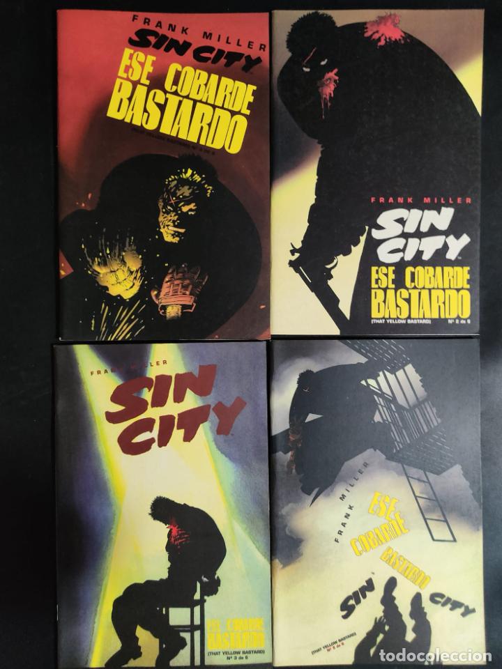 C&oacute;mics: SIN CITY ESE COBARDE BASTARDO NUMEROS 1,2,3,5 - Foto 1