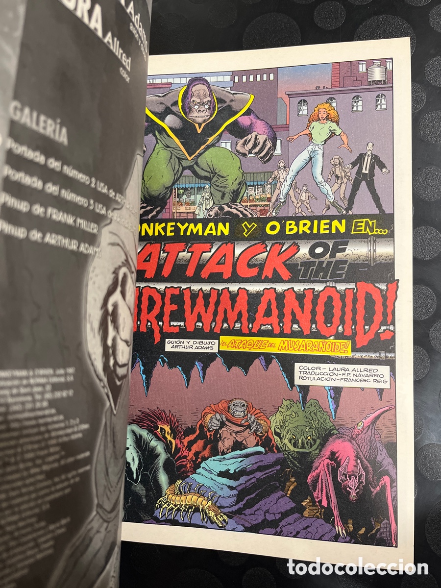 C&oacute;mics: MONKEYMAN AND O&rsquo;BRIEN de ARTHUR ADAMS LEGEND ( 1997 ) - Foto 3