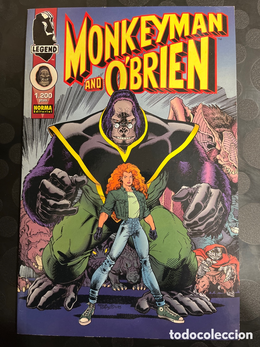 C&oacute;mics: MONKEYMAN AND O&rsquo;BRIEN de ARTHUR ADAMS LEGEND ( 1997 ) - Foto 1