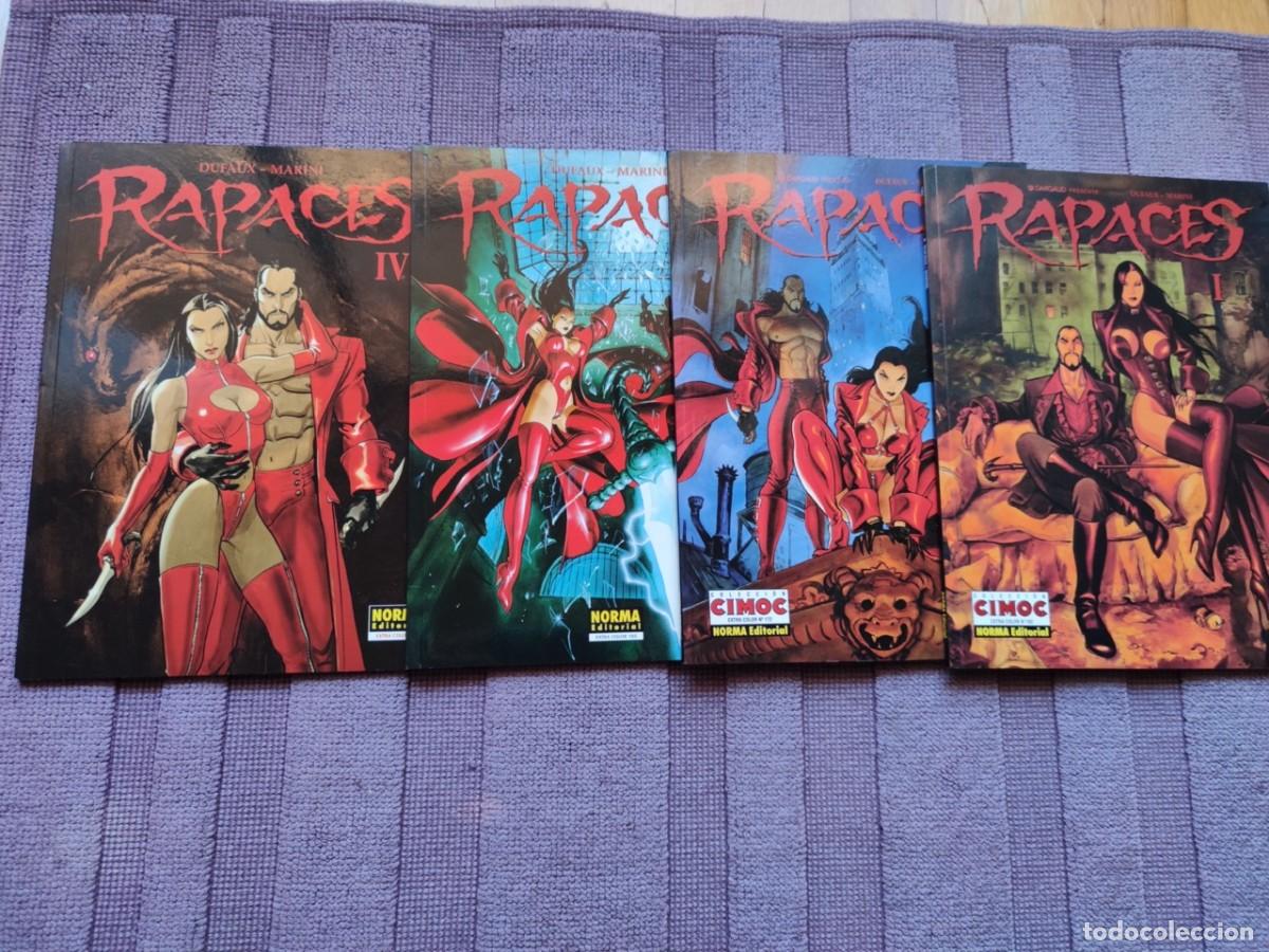 C&oacute;mics: RAPACES 4 TOMOS COMPLETA. COMO NUEVA - Foto 1
