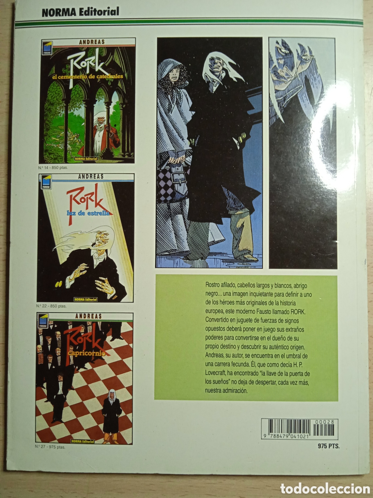 C&oacute;mics: Rork .Capricornio de Andreas.1992.Norma.Edic 1 - Foto 2