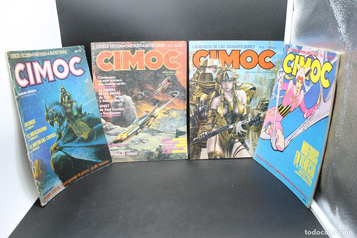 C&oacute;mics: LOTE 4 COMICS CIMOC NUMEROS 3-14-35-43 - Foto 1