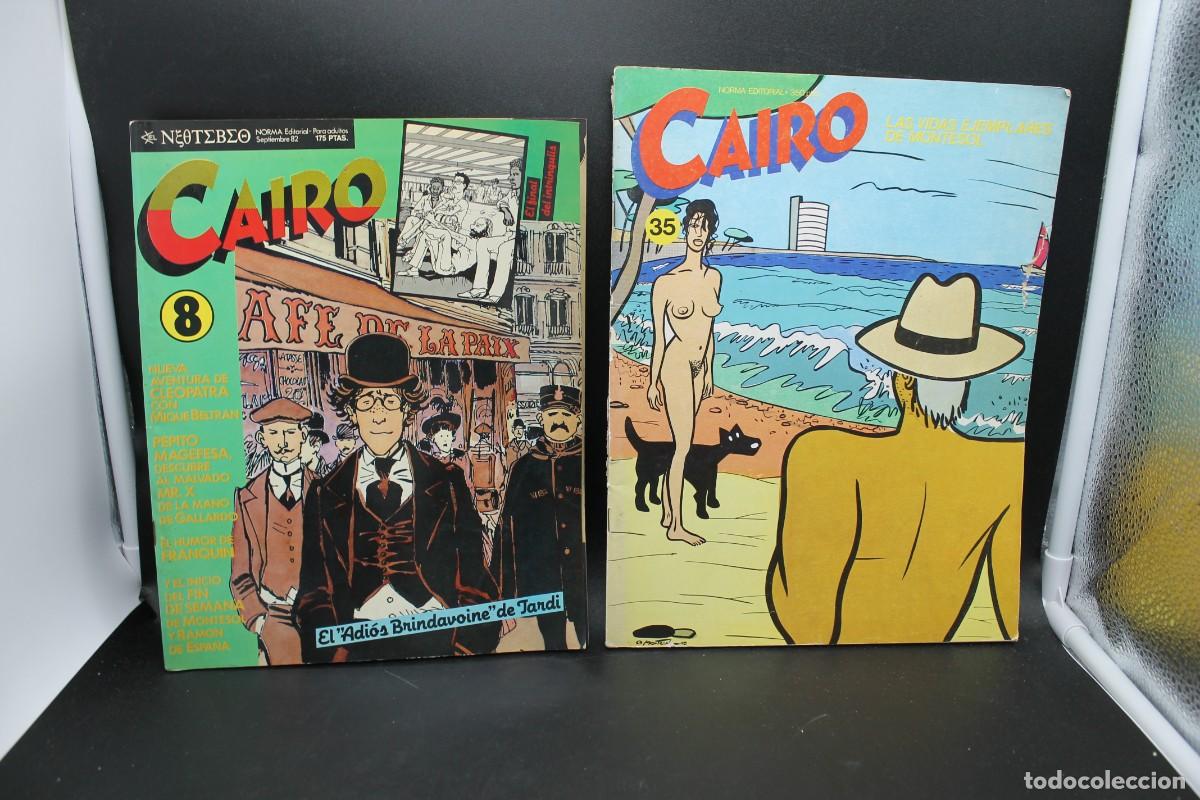 C&oacute;mics: LOTE 2 COMICS CAIRO NUMEROS 8 Y 35 NORMA COMICS - Foto 1