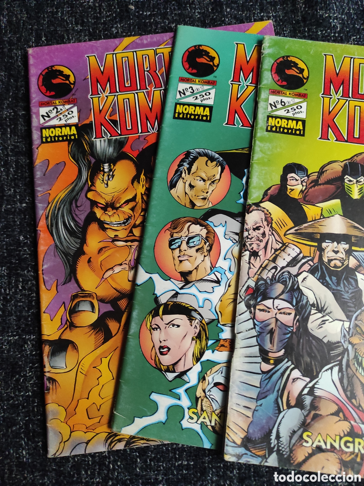 C&oacute;mics: MORTAL KOMBAT-LOTE DE 4 EJEMPLARES -ED. NORMA - Foto 2
