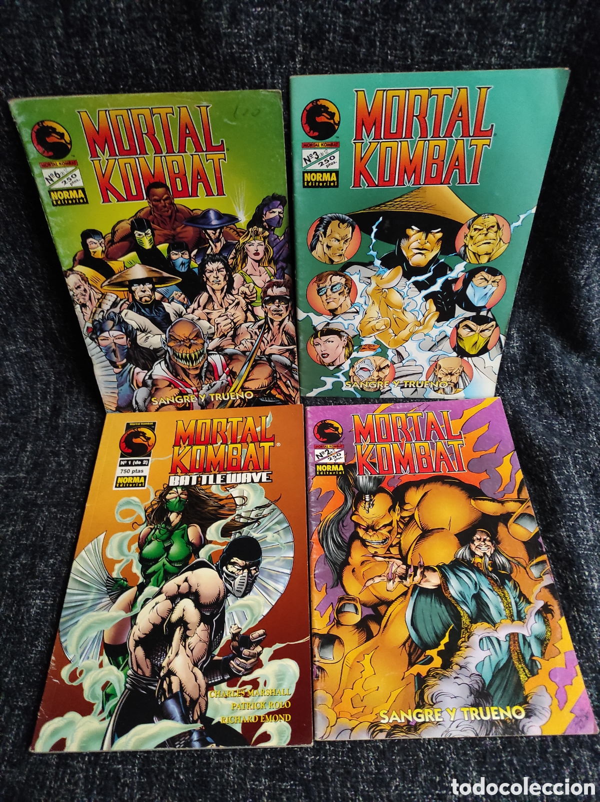 C&oacute;mics: MORTAL KOMBAT-LOTE DE 4 EJEMPLARES -ED. NORMA - Foto 1