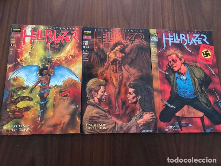 C&oacute;mics: HELLBLAZER , MIEDO Y ODIO , COMPLETA (3 N&Uacute;MEROS) JOHN CONSTANTINE , PRESTIGIO , NORMA EDITORIAL - Foto 1