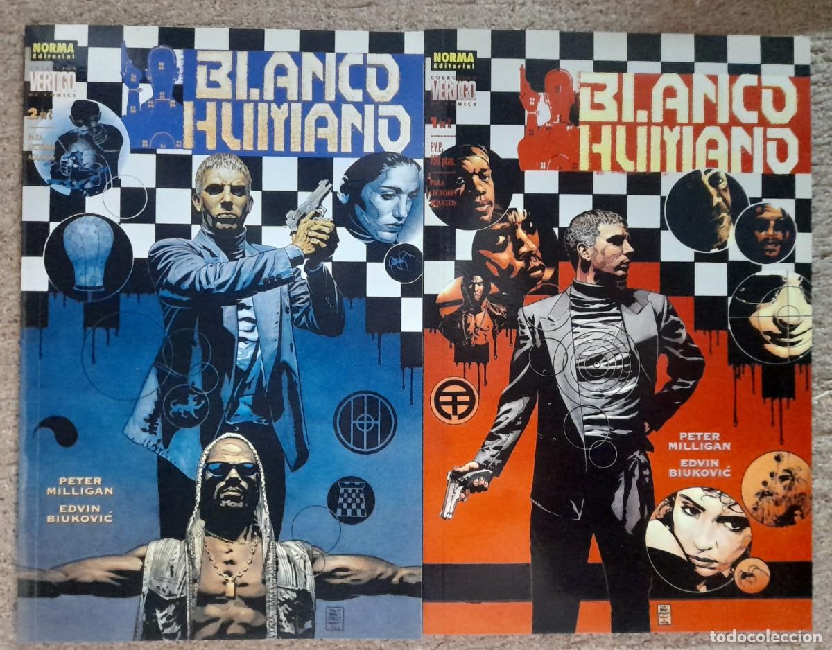 C&oacute;mics: DC Vertigo.Blanco Humano.Completa.2 Comics.DC.Norma - Foto 1
