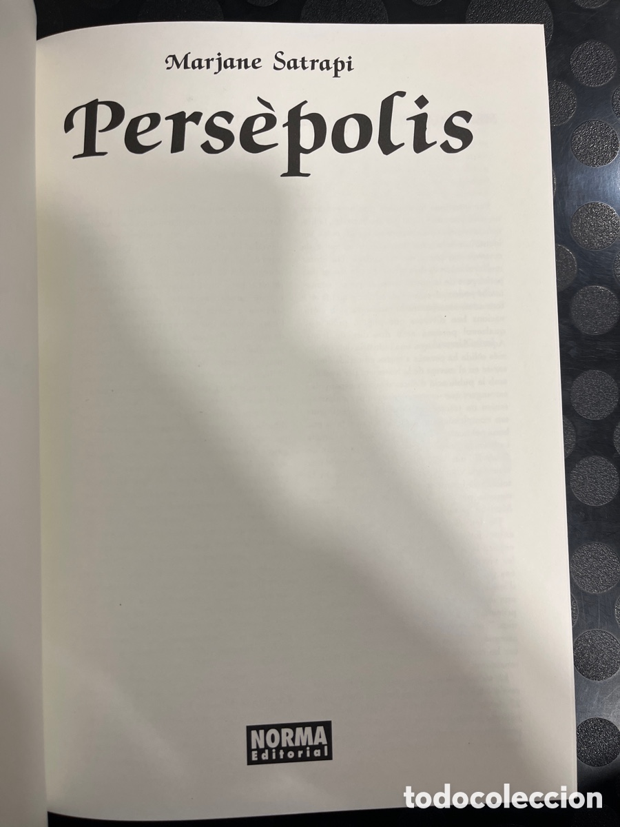 C&oacute;mics: PERS&Egrave;POLIS de MARJANE SATRAPI EDICI&Oacute; EN CATAL&Agrave; ( 2008 ) - Foto 3