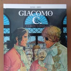 Cómics: GIACOMO C EL MAESTRO Y SU SIRVIENTE - DUFAUX Y GRIFFO - NORMA - TAPA DURA - MUY BUENO. Lote 396242134
