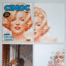 Cómics: CIMOC NÚMERO 7 ESPECIAL MARILYN MONROE. INCLUYE CUATRO POSTERS PEPE GONZÁLEZ. NORMA EDITORIAL. 1987. Lote 399011819