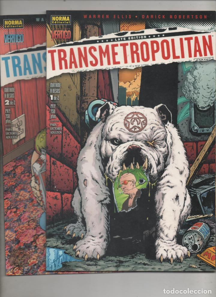 C&oacute;mics: TRANSMETROPOLITAN . MATAME A BESOS . COMPLETA 2 NUMEROS . WARREN ELLIS . NORMA -E2 - Foto 1