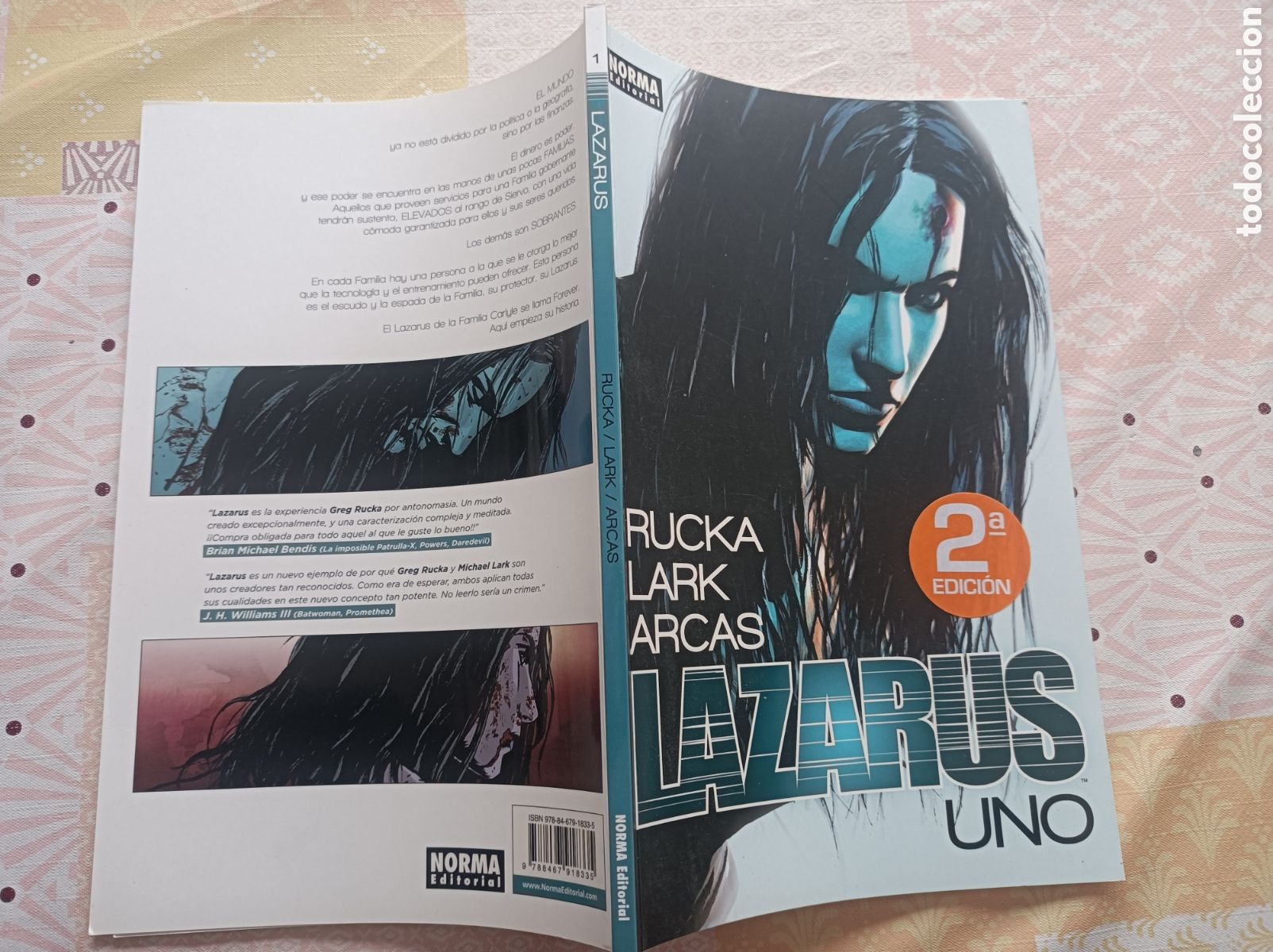C&oacute;mics: Lazarus uno - norma editorial - Foto 2