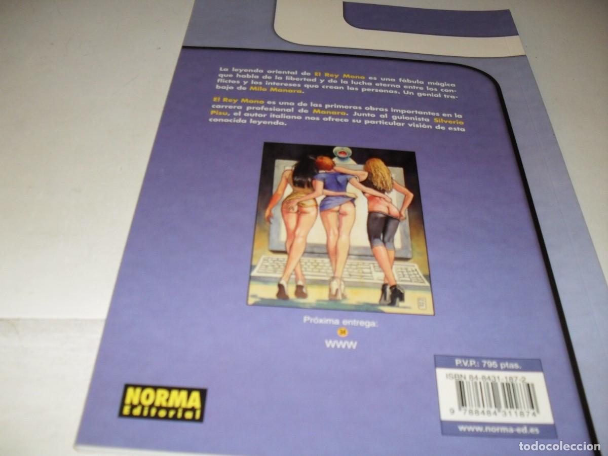 C&oacute;mics: COLECCION MILO MANARA 33 EL REY MONO.NORMA,1999.IMPECABLE. - Foto 2