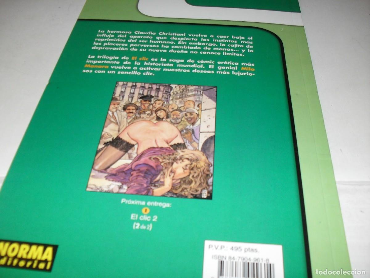 C&oacute;mics: COLECCION MILO MANARA 7 EL CLIC 1.NORMA,1999.IMPECABLE. - Foto 2