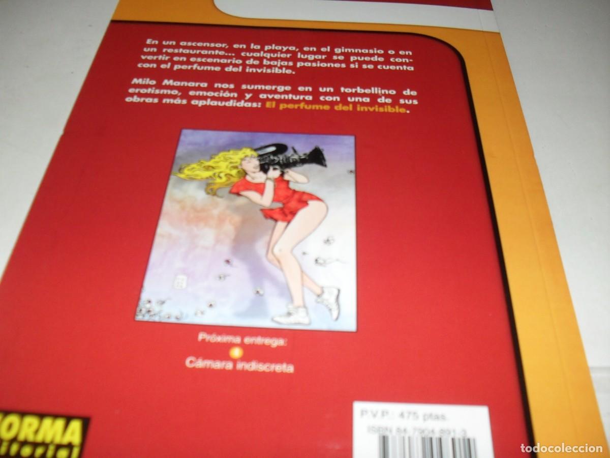 C&oacute;mics: COLECCION MILO MANARA 3 EL PERFUME DEL INVISIBLE 2.NORMA,1999.IMPECABLE. - Foto 2