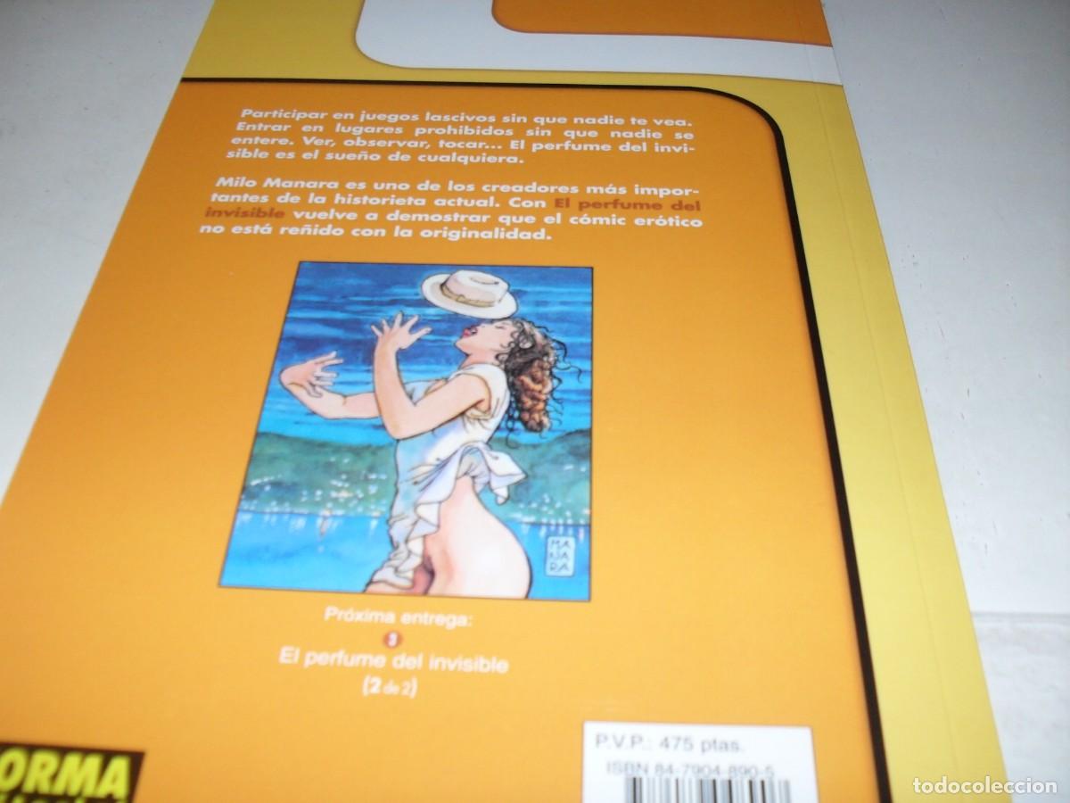 C&oacute;mics: COLECCION MILO MANARA 2 EL PERFUME DEL INVISIBLE 1.NORMA,1999.IMPECABLE. - Foto 2