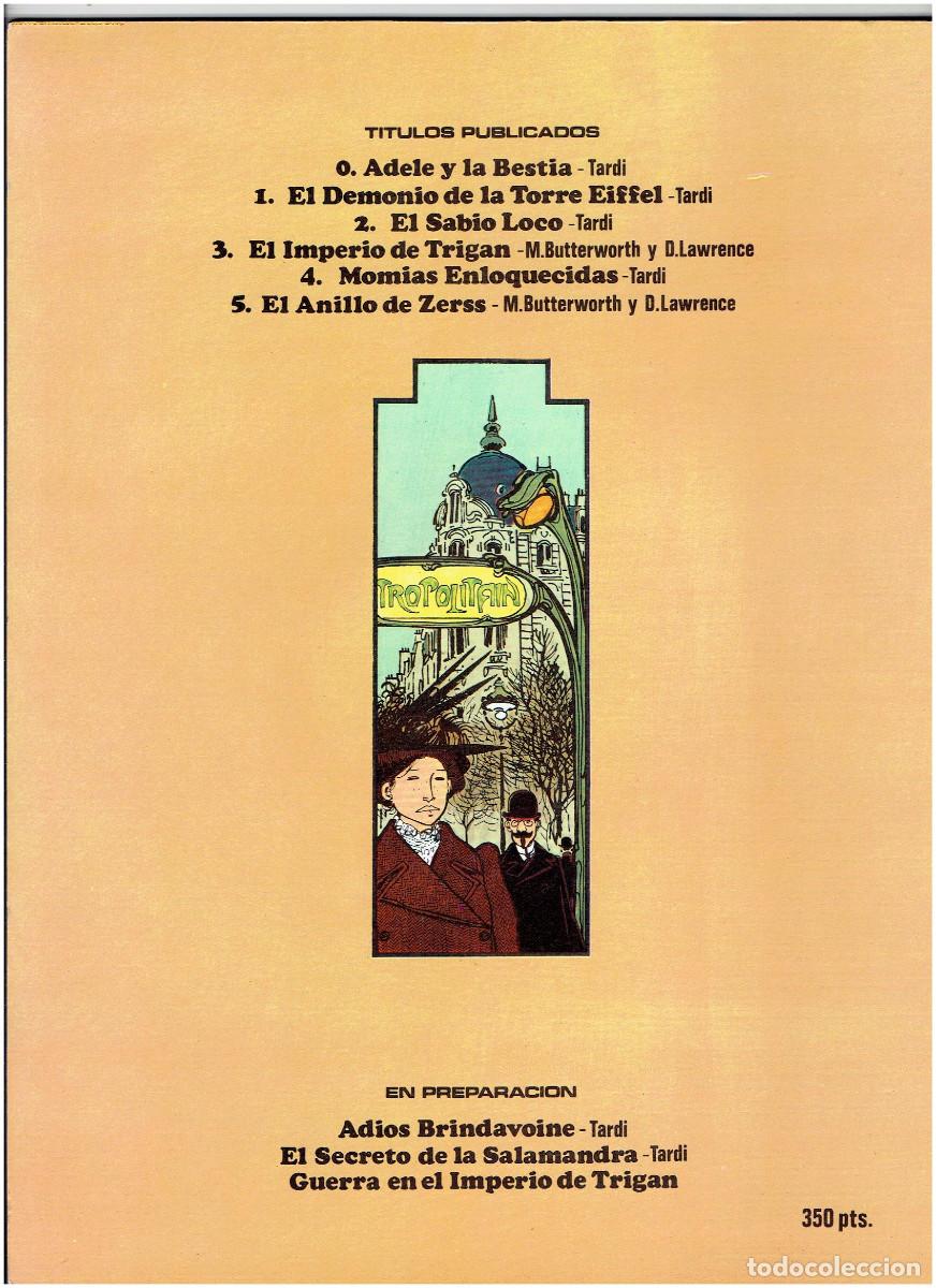 C&oacute;mics: * CIMOC Extra color N&ordm; 0 * ADELE Y LA BESTIA * NORMA 1982 * TARDI* - Foto 2