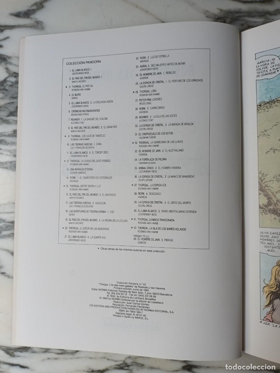 C&oacute;mics: THORGAL - LA ISLA DE LOS MARES HELADOS - ROSINSKI Y VAN HAMME - NORMA - 1993 - Foto 3