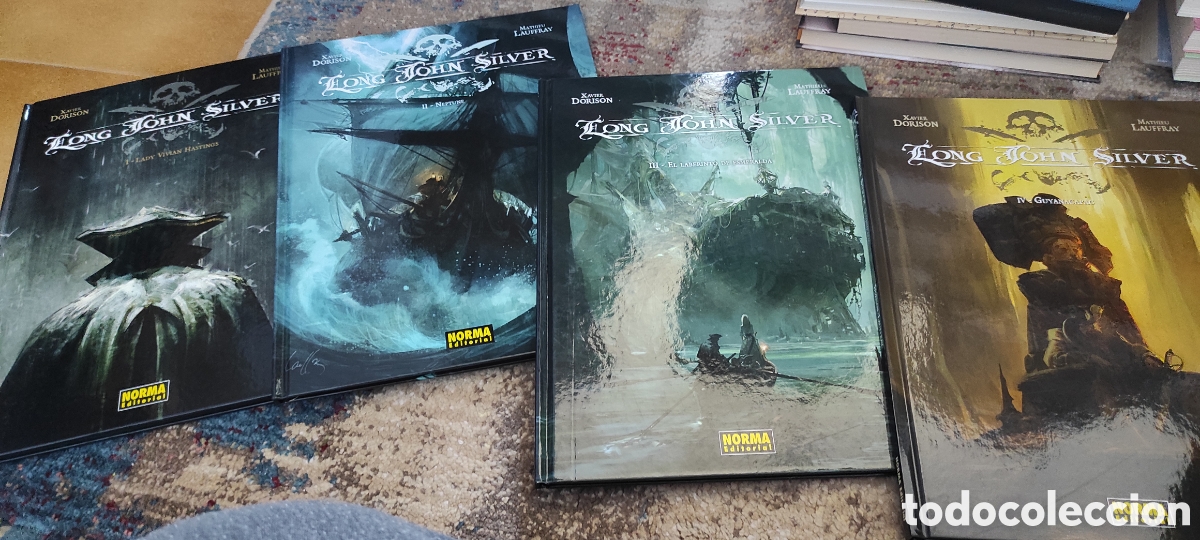 C&oacute;mics: Long John Silver 4 tomos completa Norma Tapa dura - Foto 1