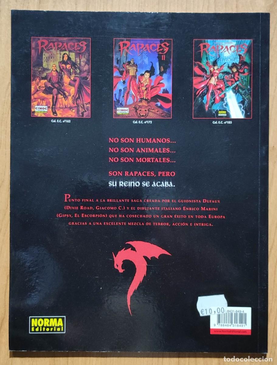C&oacute;mics: RAPACES IV - EDITORIAL NORMA BUEN ESTADO. - Foto 2
