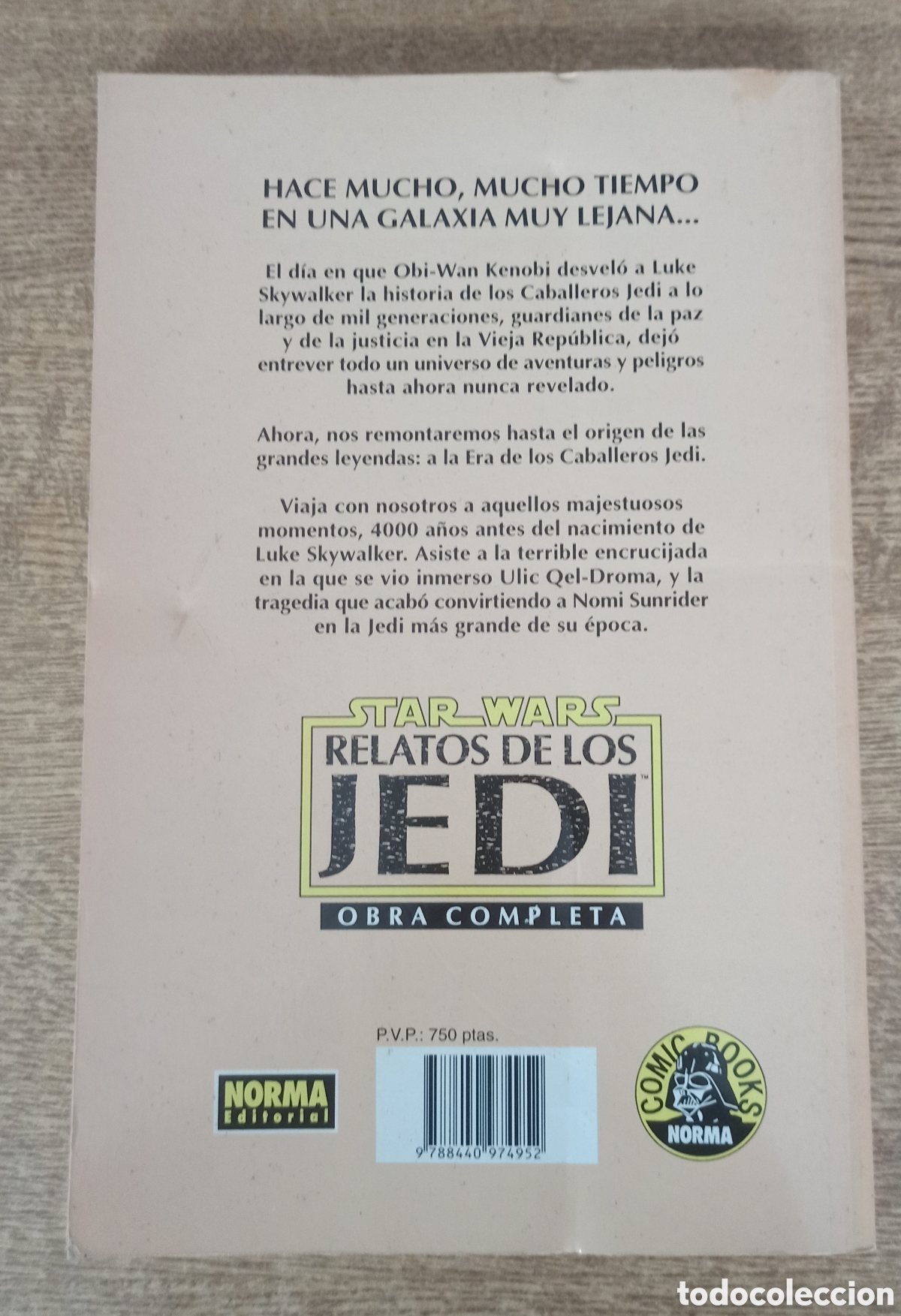 C&oacute;mics: Comic Star Wars &rdquo;Relatos de los Jedi&rdquo; Obra completa 5 comics - Norma Editorial - 1994 - Foto 2