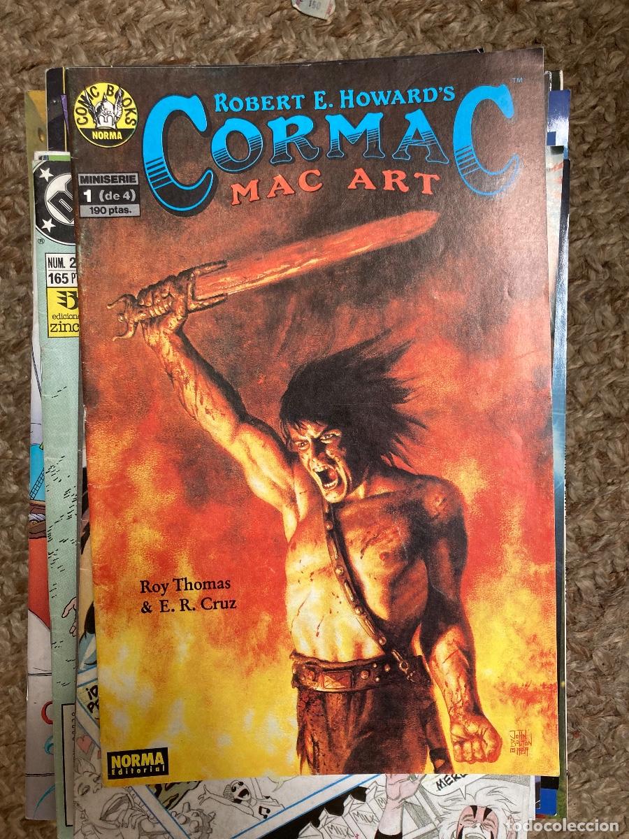 C&oacute;mics: CORMAC Robert E.Howard. : Norma. : 1990 1 DE 4 COMIC BOOKS - Foto 1