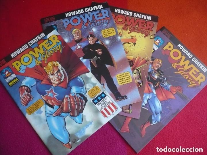 C&oacute;mics: POWER &GLORY 1-4 (COMPLETA) - HOWARD CHAYKIN - NORMA - Foto 1