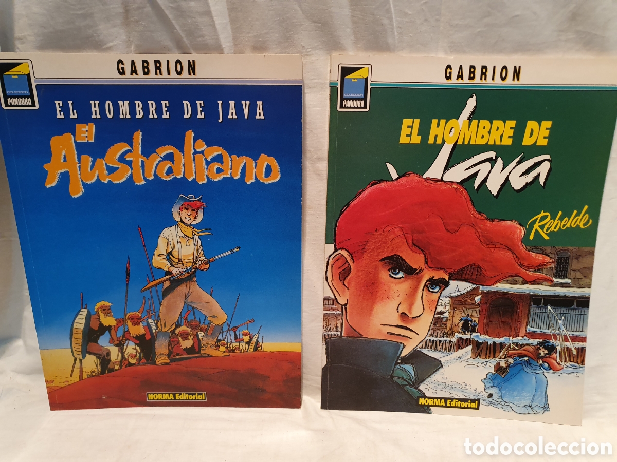 C&oacute;mics: EL HOMBRE DE JAVA. GABRION. 2 ALBUNES. NORMA. COLECCION PANDORA. - Foto 1