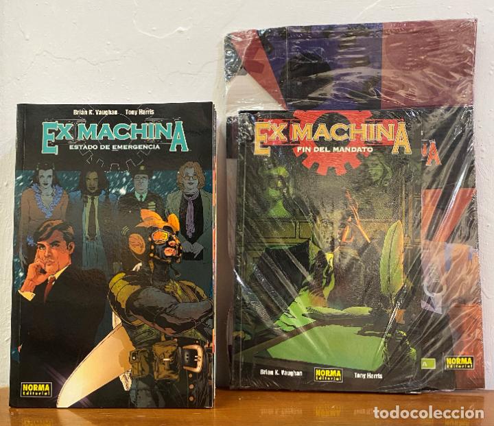C&oacute;mics: EX MACHINA (EDICI&Oacute;N EN R&Uacute;STICA) LOTE 9 N&Uacute;MEROS NORMA - Foto 1