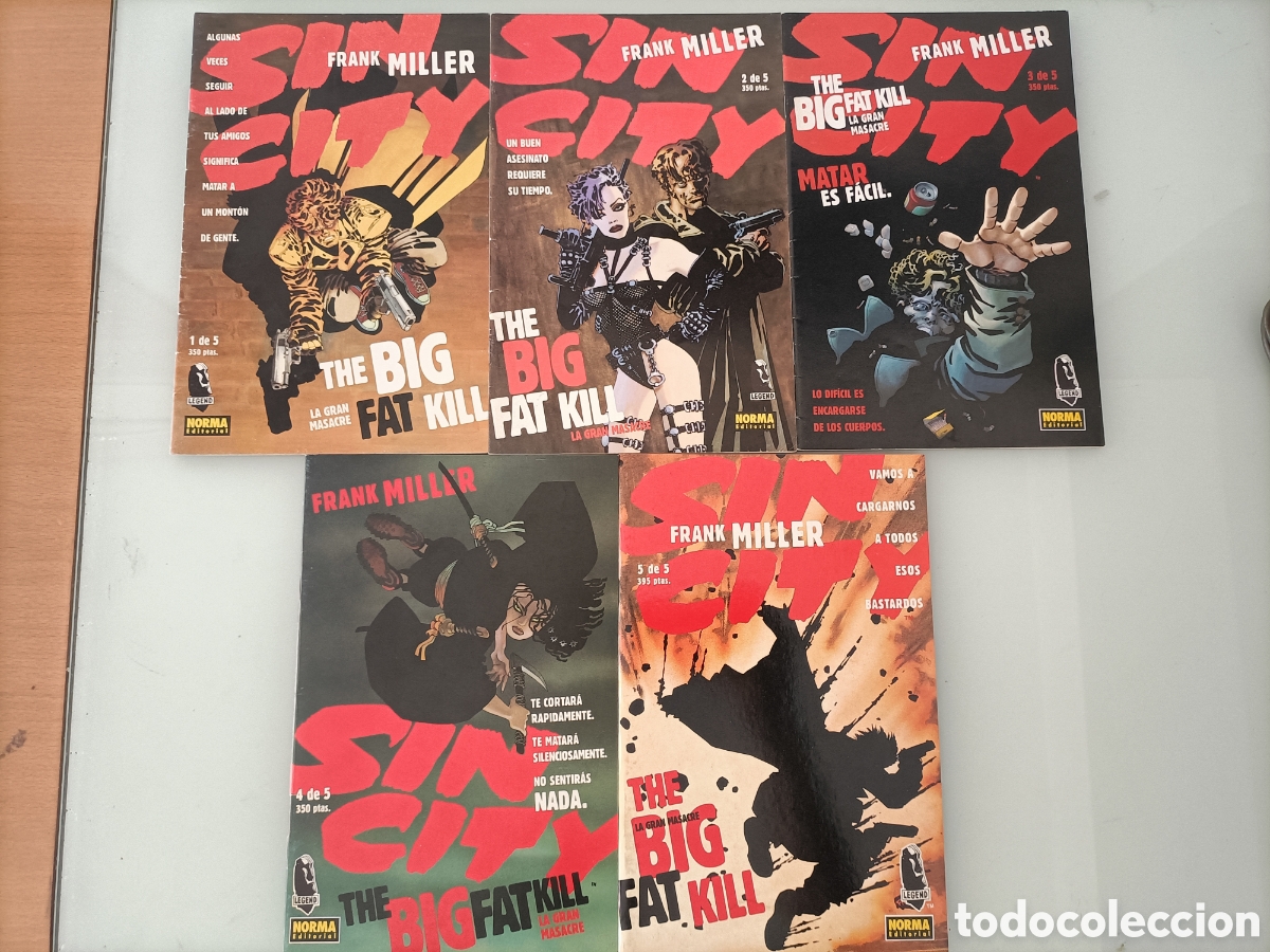C&oacute;mics: PRIMERAS EDICIONES SIN CITY + MONOGR&Aacute;FICO DE FRANK MILLER - Foto 5