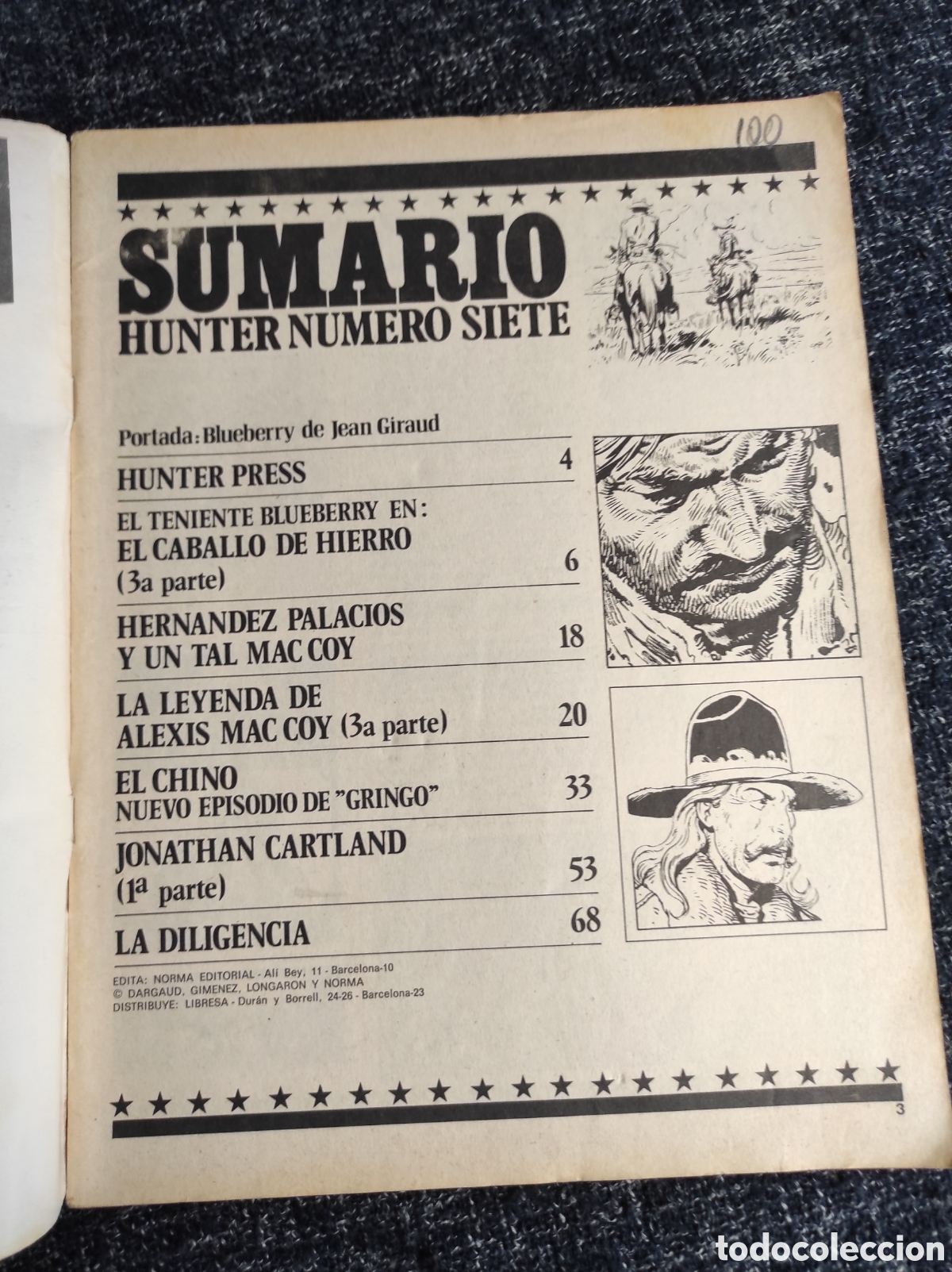 C&oacute;mics: HUNTER N&ordm; 7 ( COMIC DEL OESTE ) - EDITA : RIEGO EDICIONES - Foto 2