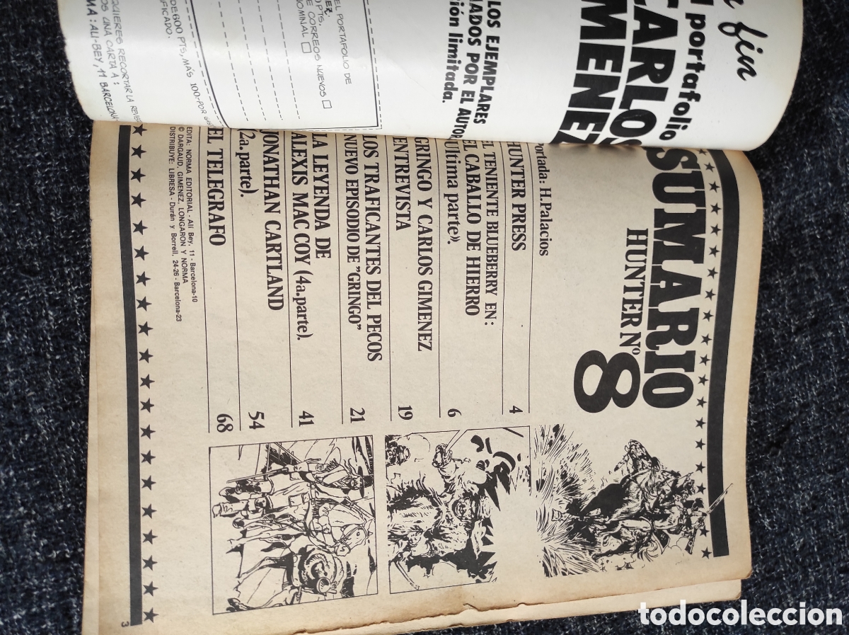 C&oacute;mics: HUNTER N&ordm; 8 ( COMIC DEL OESTE ) - EDITA : RIEGO EDICIONES - Foto 2