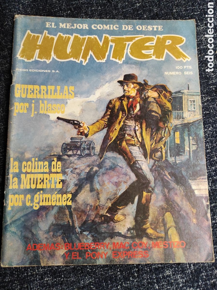 C&oacute;mics: HUNTER N&ordm; 6 ( COMIC DEL OESTE ) - EDITA : RIEGO EDICIONES - Foto 1