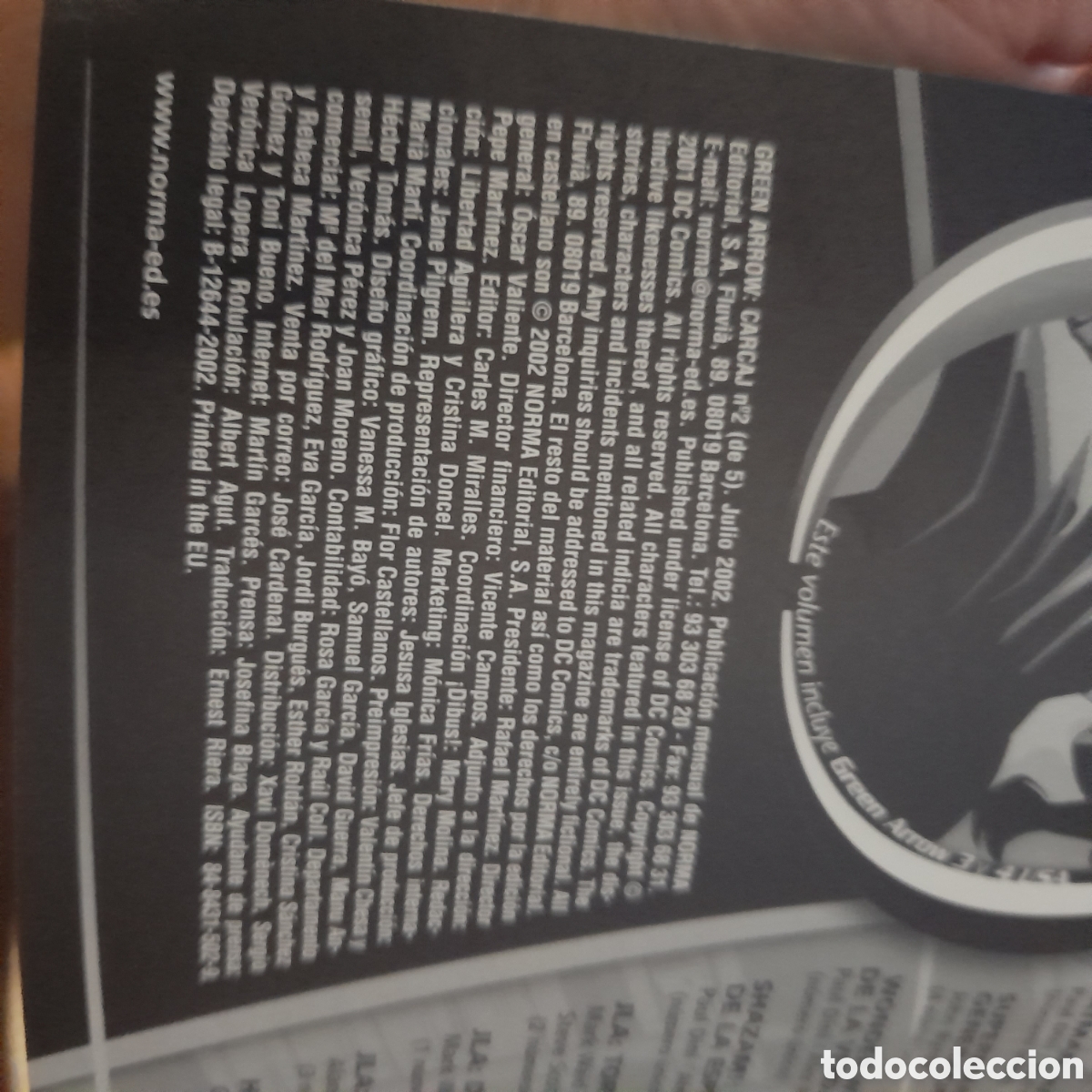 C&oacute;mics: Green Arrow: Carcaj, numero 2. Kevin Smith. Norma Editorial - Foto 3