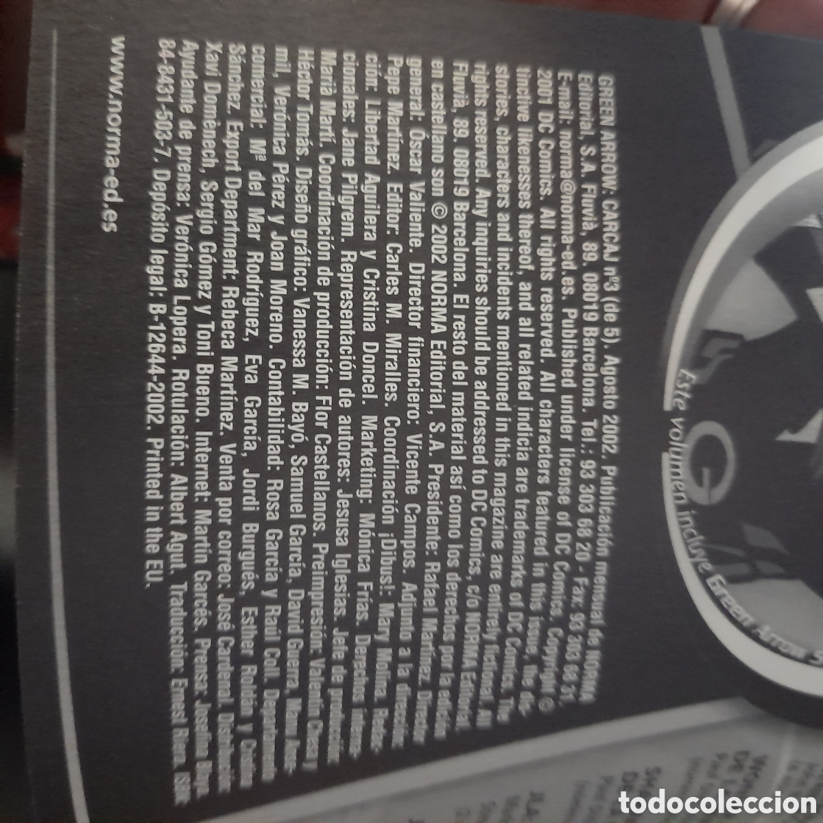 C&oacute;mics: Green Arrow: Carcaj, numero 3. Kevin Smith. NORMA EDITORIAL - Foto 2