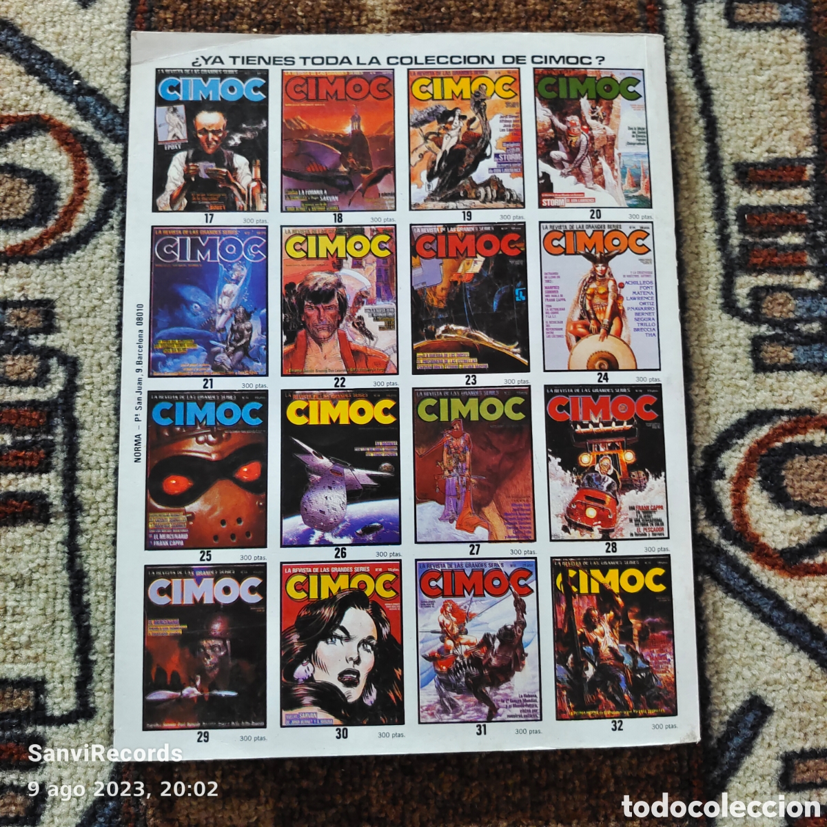 C&oacute;mics: CIMOC, PRIMAVERA 4, N&deg; 55-56-57 (NORMA EDITORIAL) - Foto 2